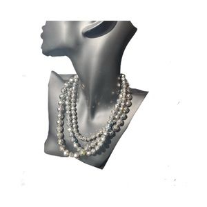 Beautiful multi layer Metallic Necklace, 3 layers
